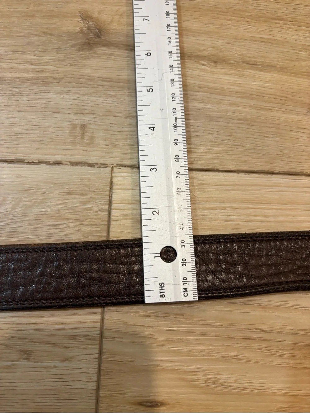 Shinola Detroit men belt 38 genuine leather usa 1.25